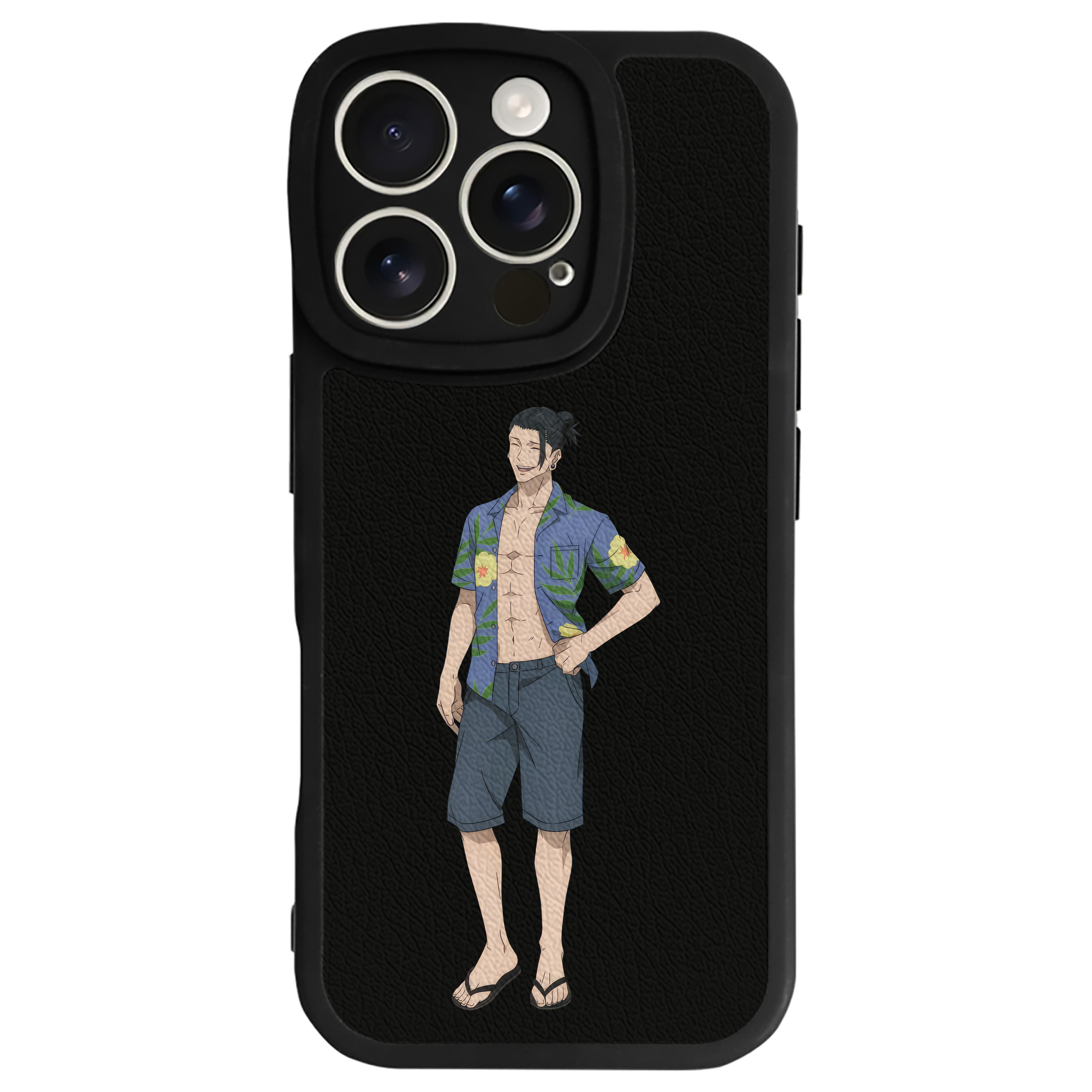 （画像用） 呪術廻戦 Jujutsu Kaisen 【iPhone 16シリーズ対応】シリコンスマホケース（レザー調） 材質：シリコン